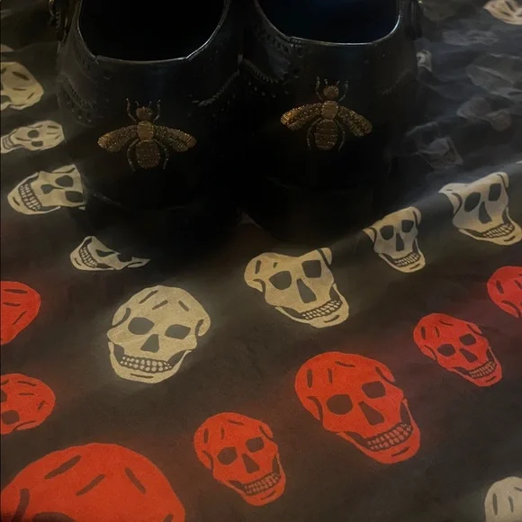 SUNDAY SPECIAL Gucci Queercore Black and Gold Studded Brogues - Picture 7 of 7